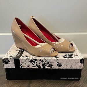 CL By Laundry Nude Wedges